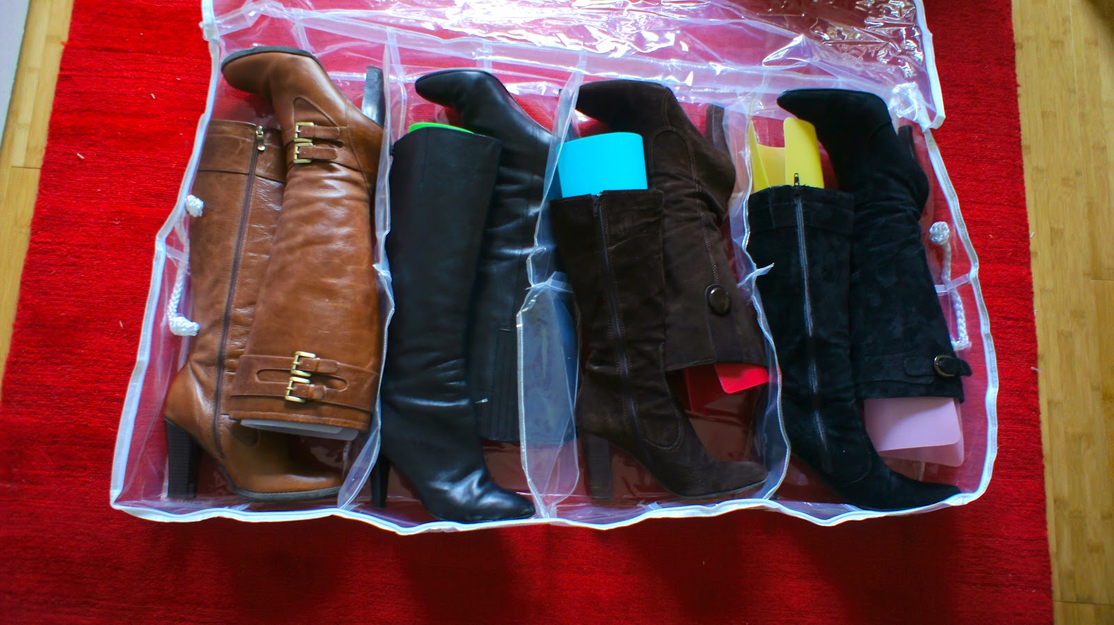 Food. Fashion. Home. DIY Under Bed Boot (or shoe) Storage