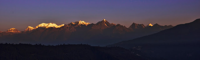 Reyong Sunrise point in Ravangla, East Sikkim