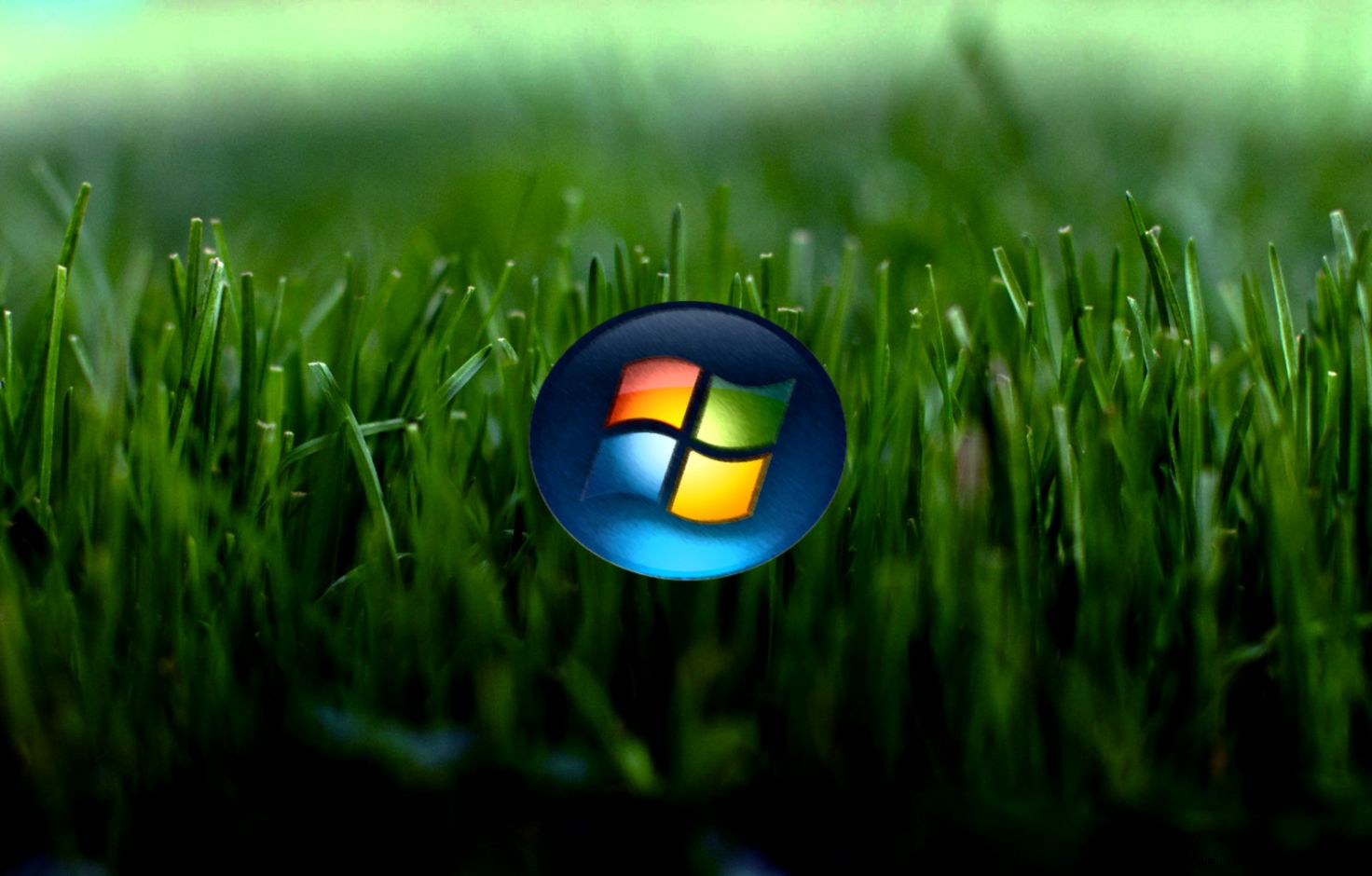 Windows 7 Grass wallpaper by steffono6 on DeviantArt Windows 7 Grass wallpaper by steffono6 on DeviantArt
