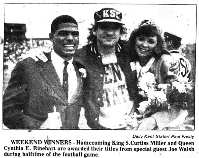 Dr. Rock & Roll Joe Walsh in Kent, Ohio