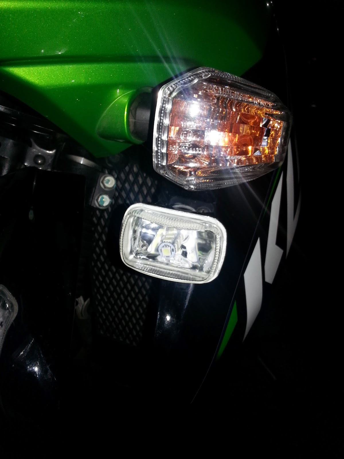 My KLR 650 Mods and farkles KLR650 Aux lights