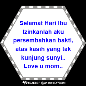 DP BBM GAMBAR GIF BERGERAK UCAPAN SELAMAT HARI IBU