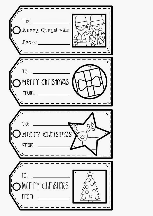 Tags gift christmas printable Christmas Gift Tags | From the Pond