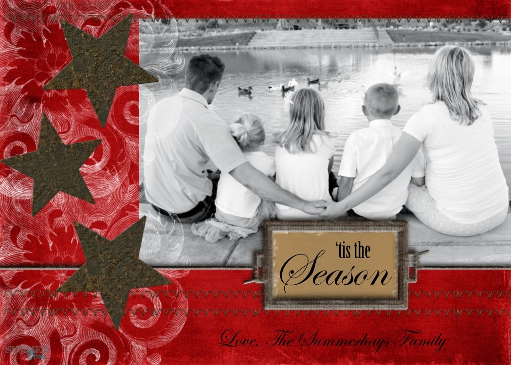 Summer Bloom: Teach. Create. Party: Personalized Custom Christmas Cards