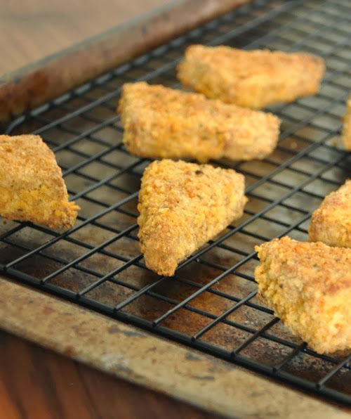 BAKED! Chicken Fried Tofu Nuggets