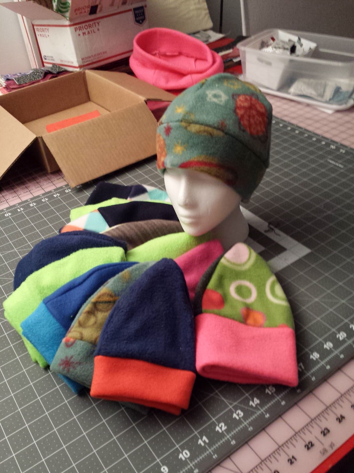 Becca's Crazy Projects Adventures in Fleece Charity Sewing