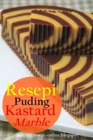 Resepi Puding Kastard Marble Koleksi Resepi Online