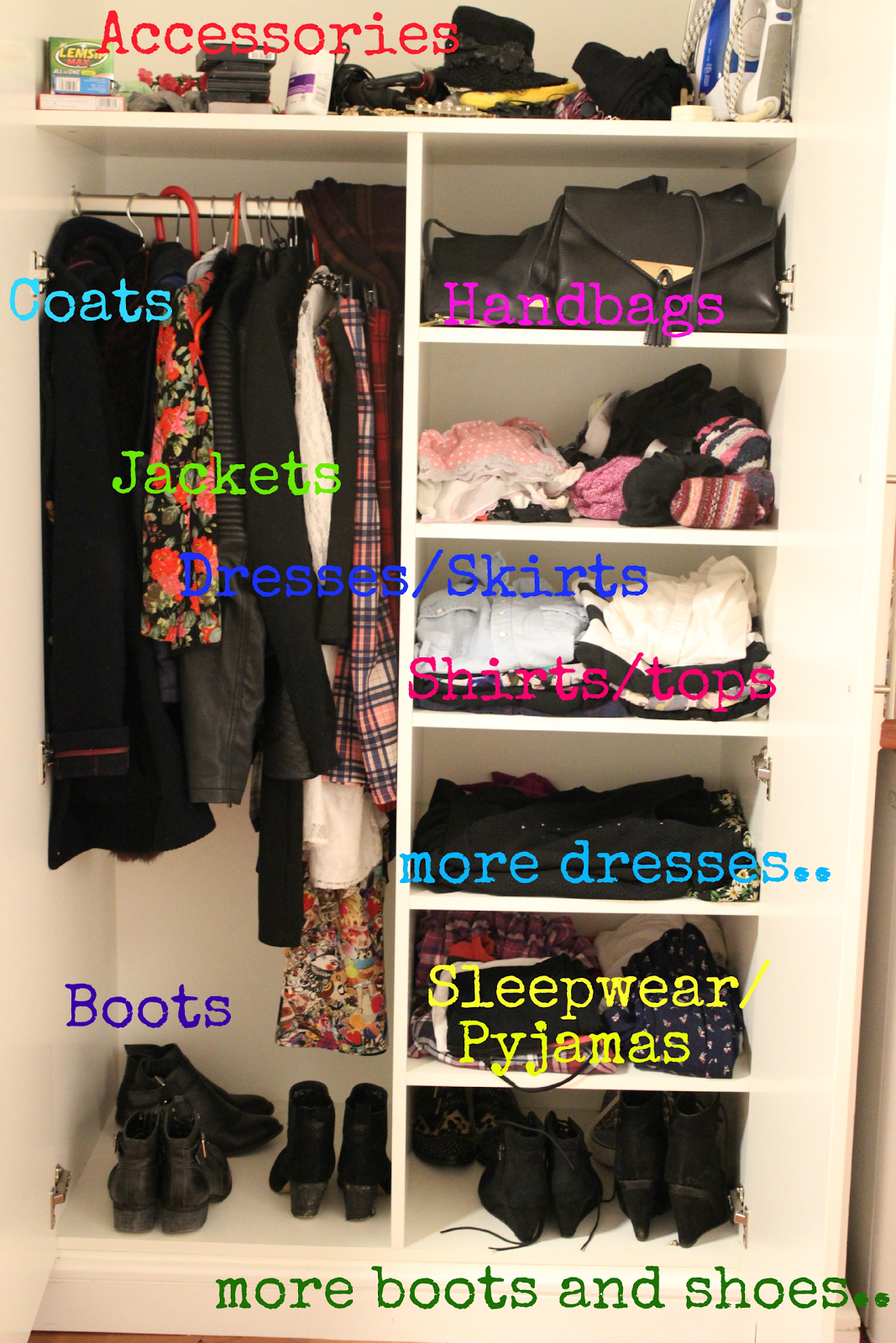 How I Organise My Wardrobe Genevieve S Life Blog