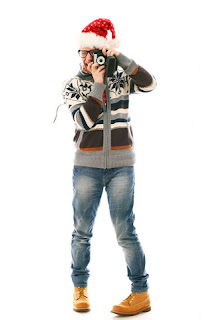 Christmas photo camera man photographer Christmas photo camera man photographer