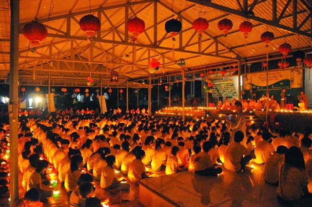 chùa hoa khai,khóa tu mùa hè,đăk nông,thắp nến,tri ân