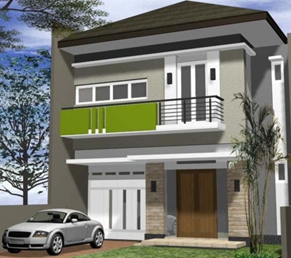 contoh desain rumah mewah 2 dan 1 lantai | model rumah