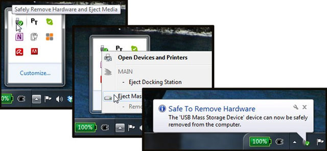 Cách rút USB an toàn ra khỏi máy tính, safe to remove Hardware
