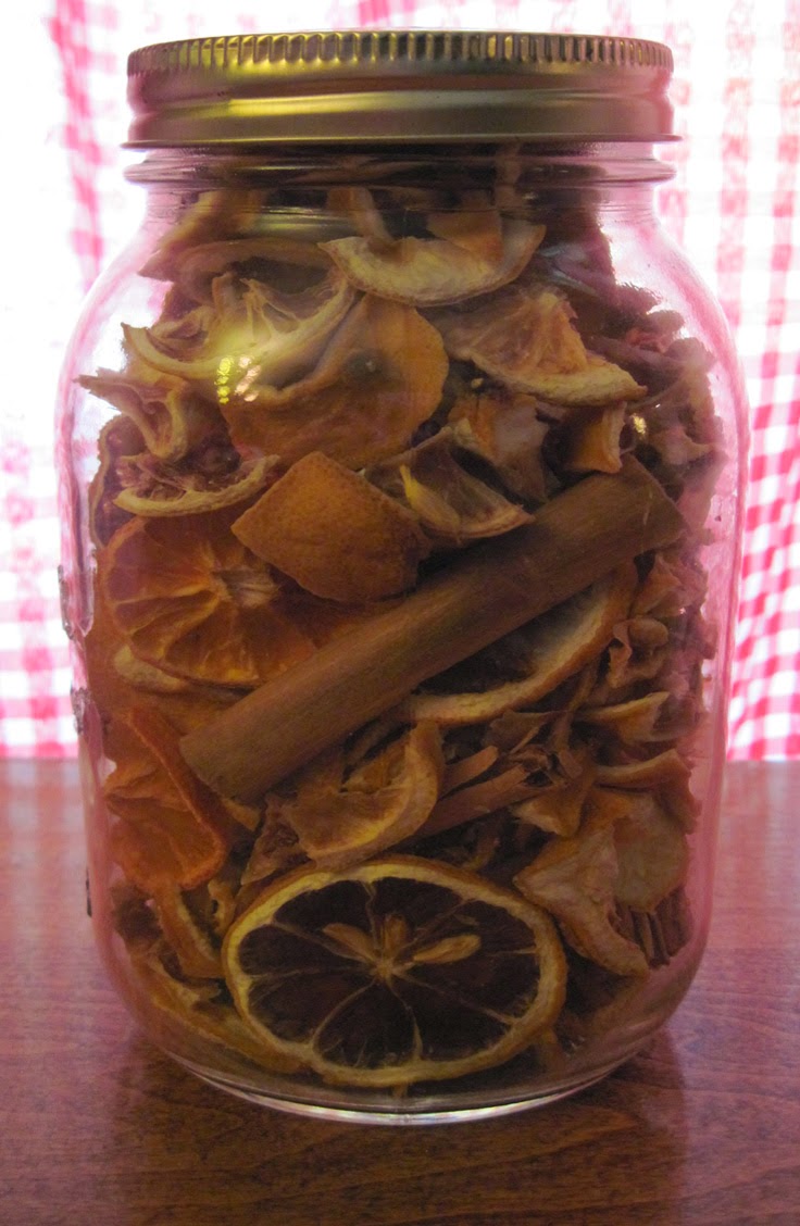 A Slice of Texas blog HOMEMADE POTPOURRI Using Dehydrated Citrus Peels