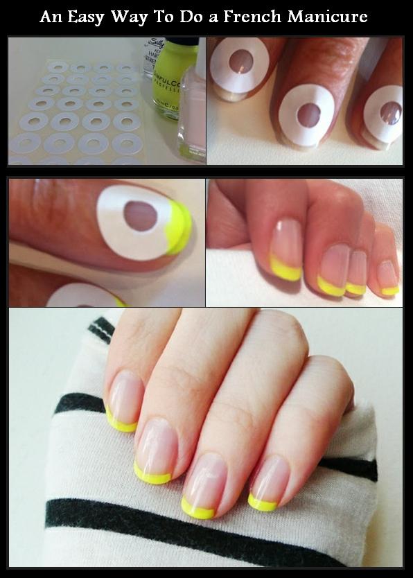 Manicure Tutorials An Easy Way To Do a French Manicure