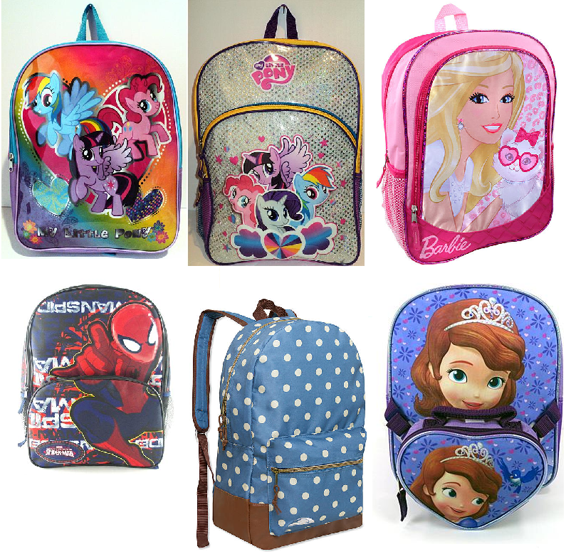Kids Backpacks Clearance Sale + Free Store Pickup at Kmart My Little
