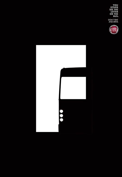 Anuncio impreso de conducción que tiene efecto óptico Anuncio impreso de conducción que tiene efecto óptico