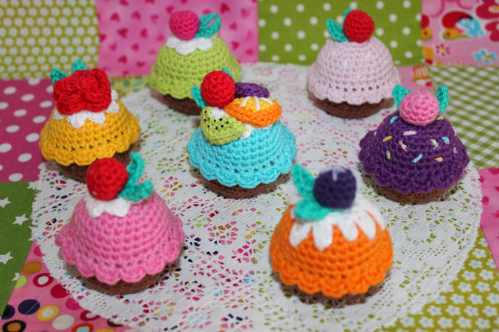 hæklede cupcakes opskrifter