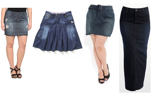 joe browns denim skirt