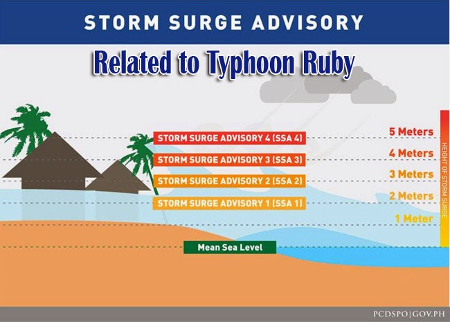Storm Surge Advisory Related to Typhoon Ruby Released by Project NOAH with Computer Model Storm Surge Advisory Related to Typhoon Ruby Released by Project NOAH with Computer Model