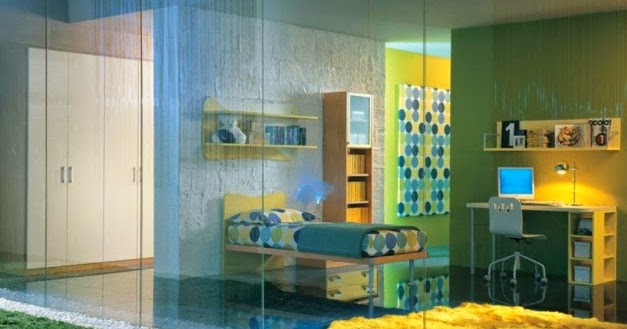 Desain Kamar Tidur Cantik Dengan Gradasi 3 Warna | Desain ...