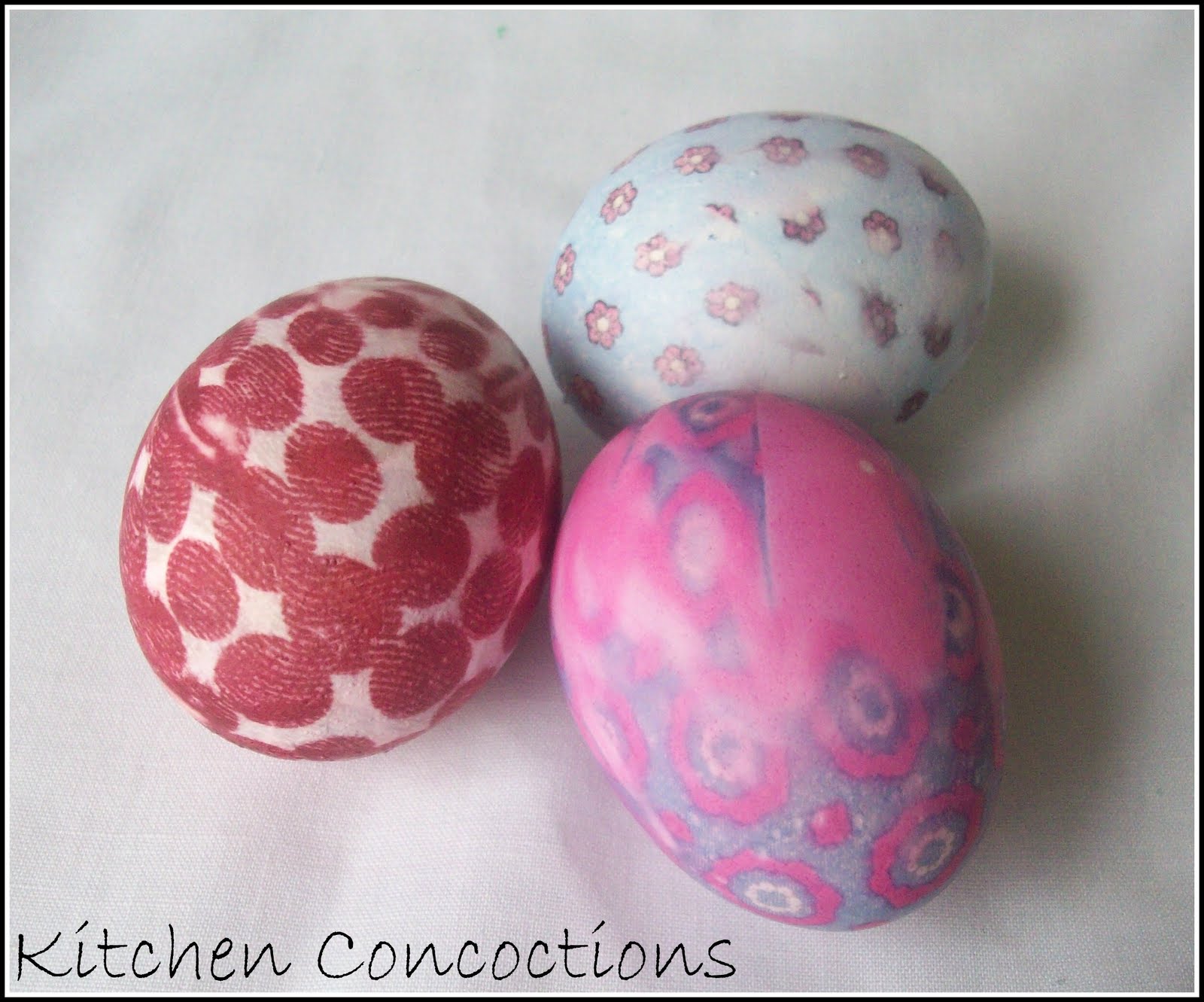 "Tie" Dyed Eggs Kitchen Concoctions