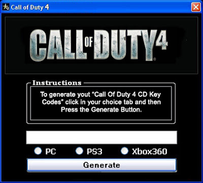 Call Of Duty 4 Serial Key Download