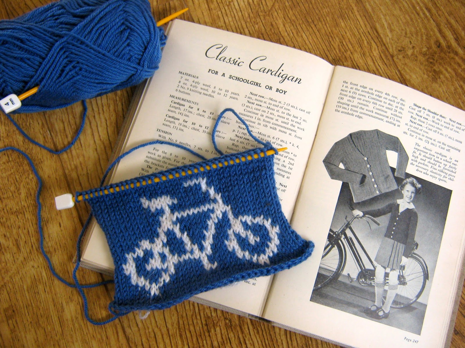 Bicycle Knitting Chart and Jumper Inspiration Awake + Make A Blog