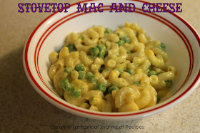 Stovetop Macaroni & Cheese - five ingredients (including yogurt!) to a great, homemade mac & cheese recipe.