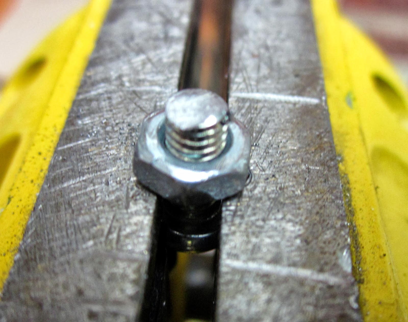 Peckforton Light Railway How I shorten bolts and screws