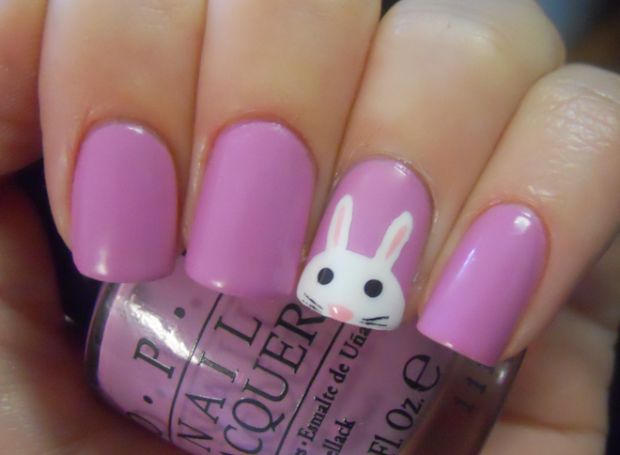 holy manicures easter bunny nails