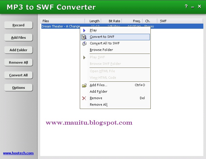Convert SWF to MP3 Online Free Convertio