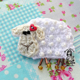 free lamb crochet pattern, crochet Vendulka, Magic with hook and needles, crochet patterns, crochet