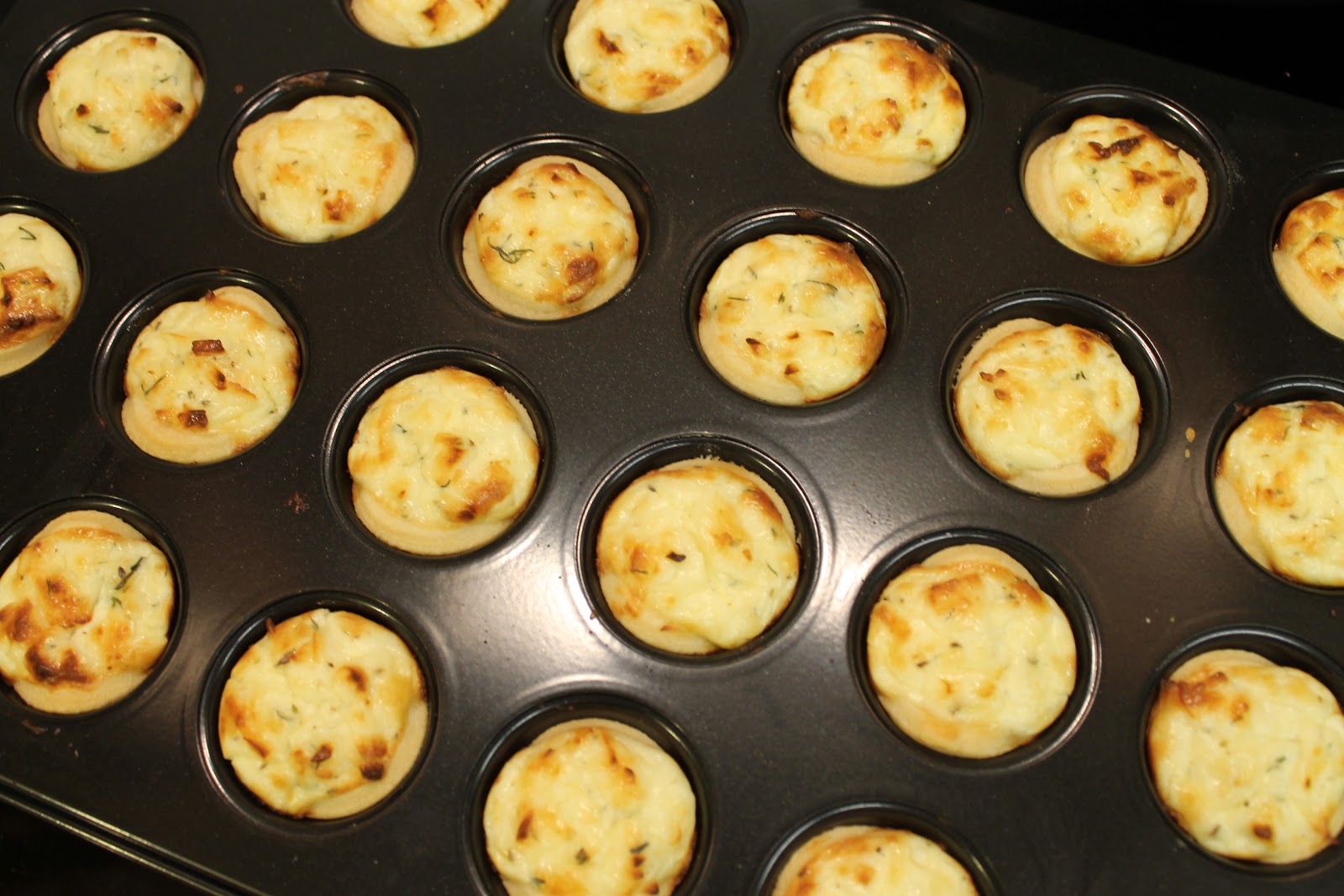 We Don't Eat Anything With A Face Mini Halloumi Tarts