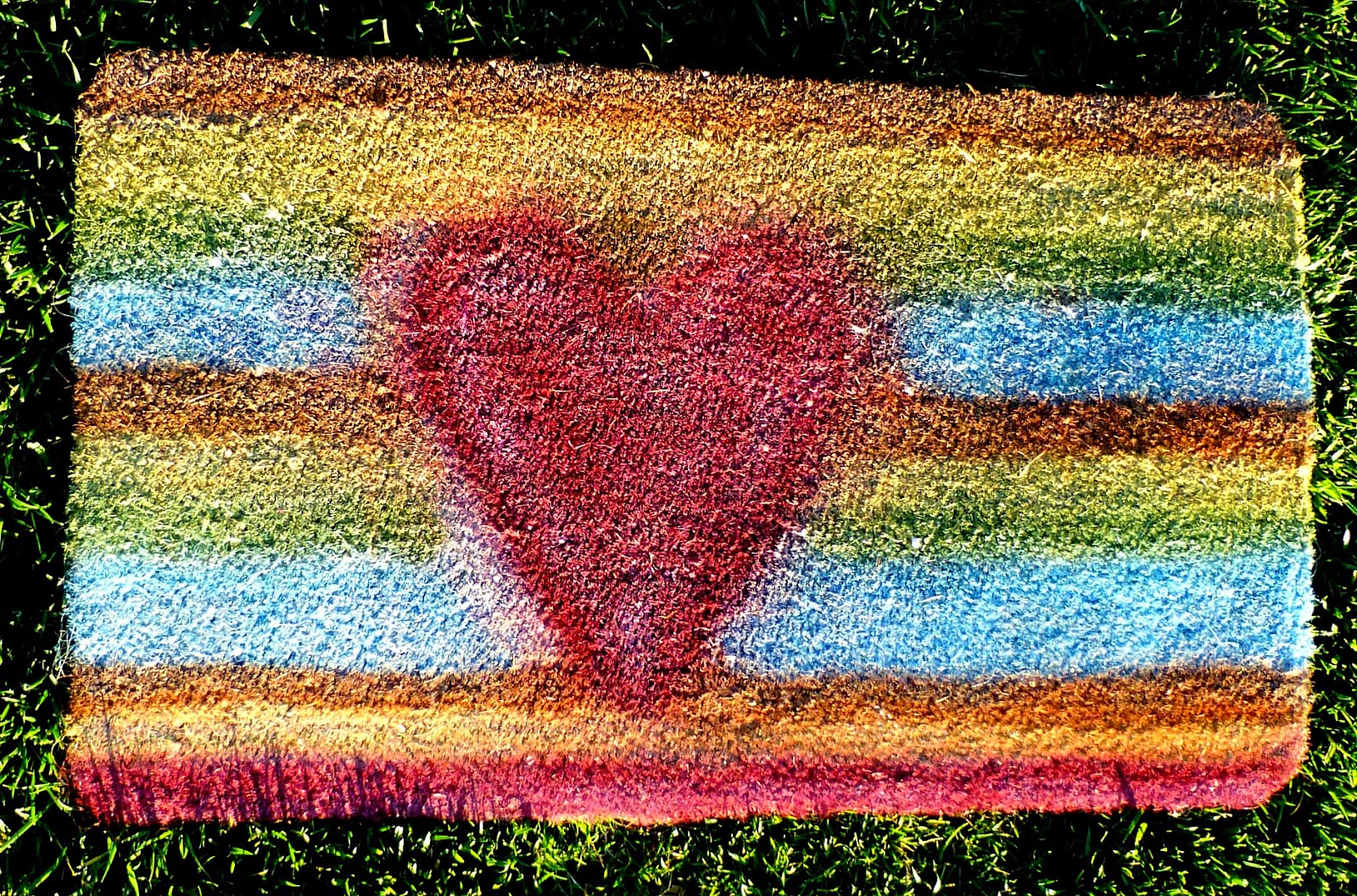 Art by Erin Leigh DIY Mat Happiness on a Mat