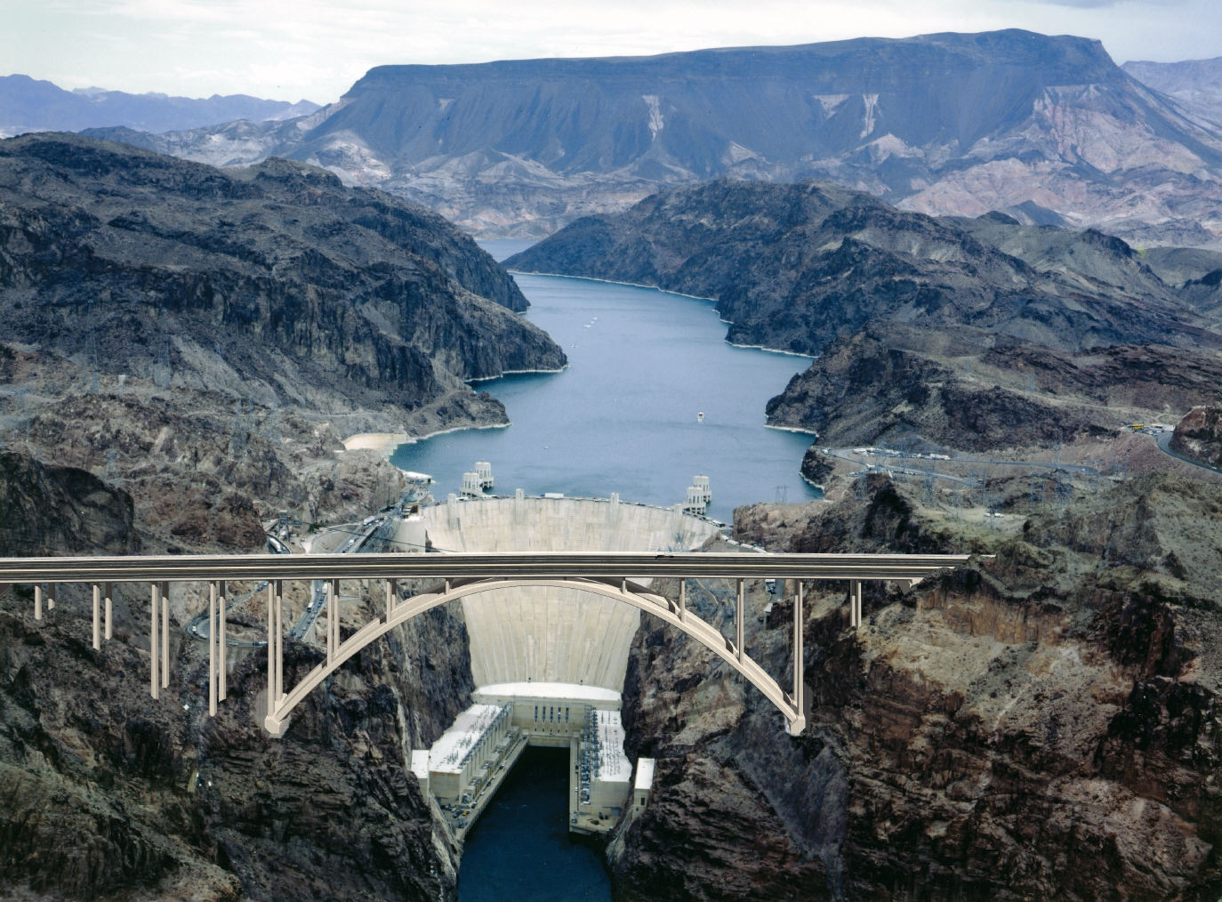 Bridge River Picture Bridge Near Hoover Dam