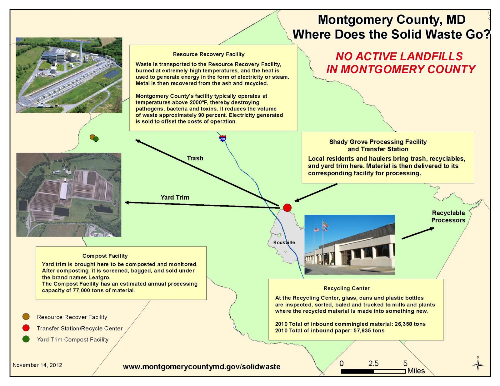 Talkin' Trash Monday Map Where Does the Solid Waste Go?