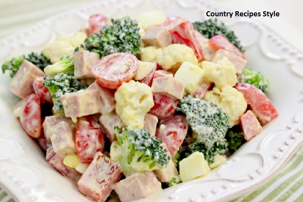 Cool Summer Salads Creamy Broccoli and Cauliflower Salad Country