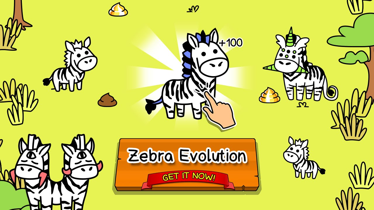 Zebra Evolution: Clicker Game Gameplay IOS / Android
