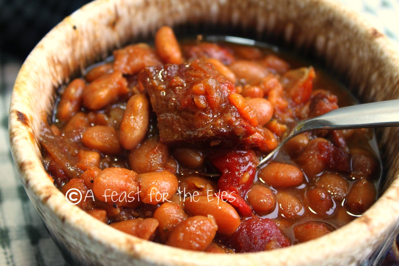 A Feast for the Eyes Boston Baked Beans Bake 'em Low and Slow!