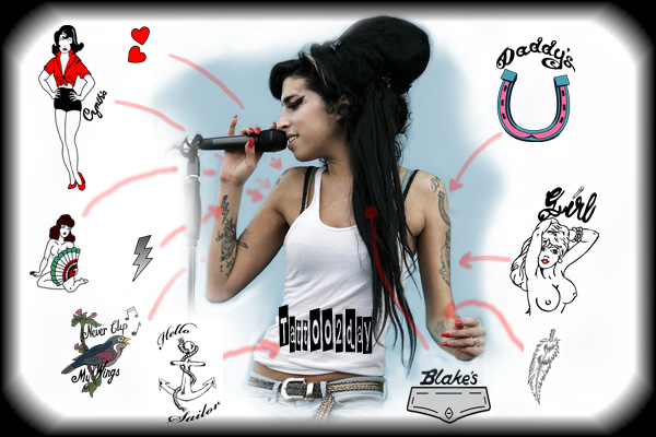 Amy Winehouse Tattoos の ギ ャ ラ リ.