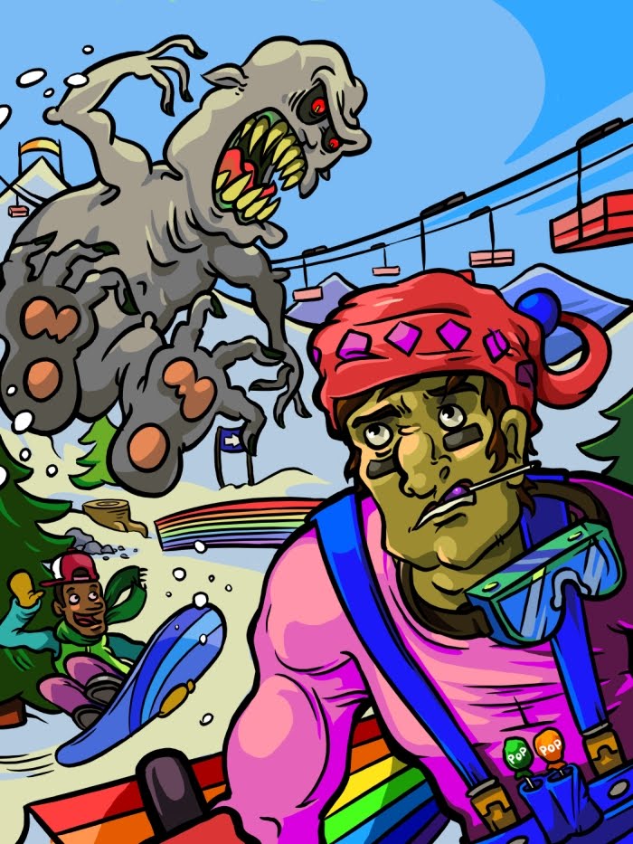 I Loved the Yeti Yeti Eats Skiers (Yeti Arcade SkiFree)