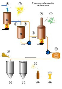 Proceso de elaboracion de cerveza