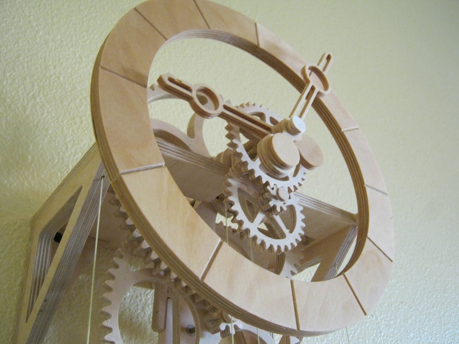 Perry Projects Simplicity Wooden Clock In August Of 2009 I Purchase Plans For Simplicity Had No Woodworking Skills At The Time And Planned To Make All Parts By Hand On A Scroll Saw