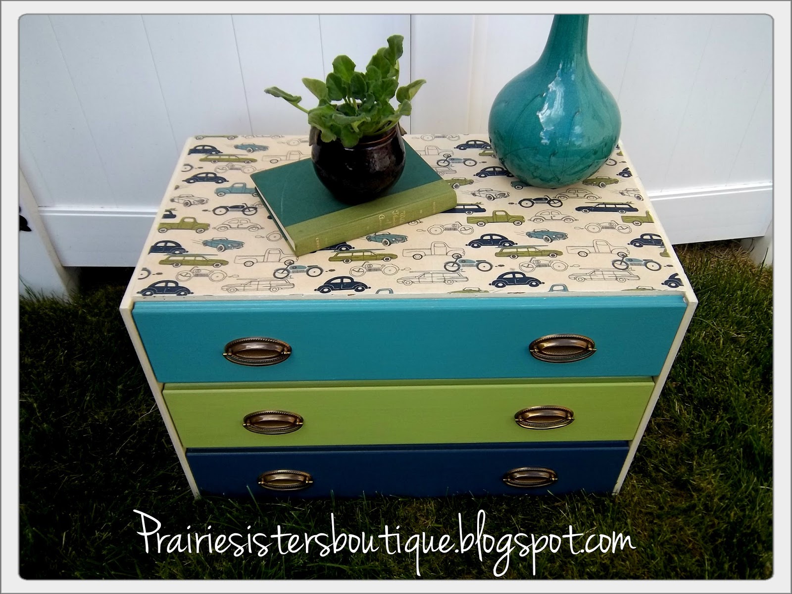 Prairie Sisters...Chic Boutique Funky and Fun Repurposed Dressers....