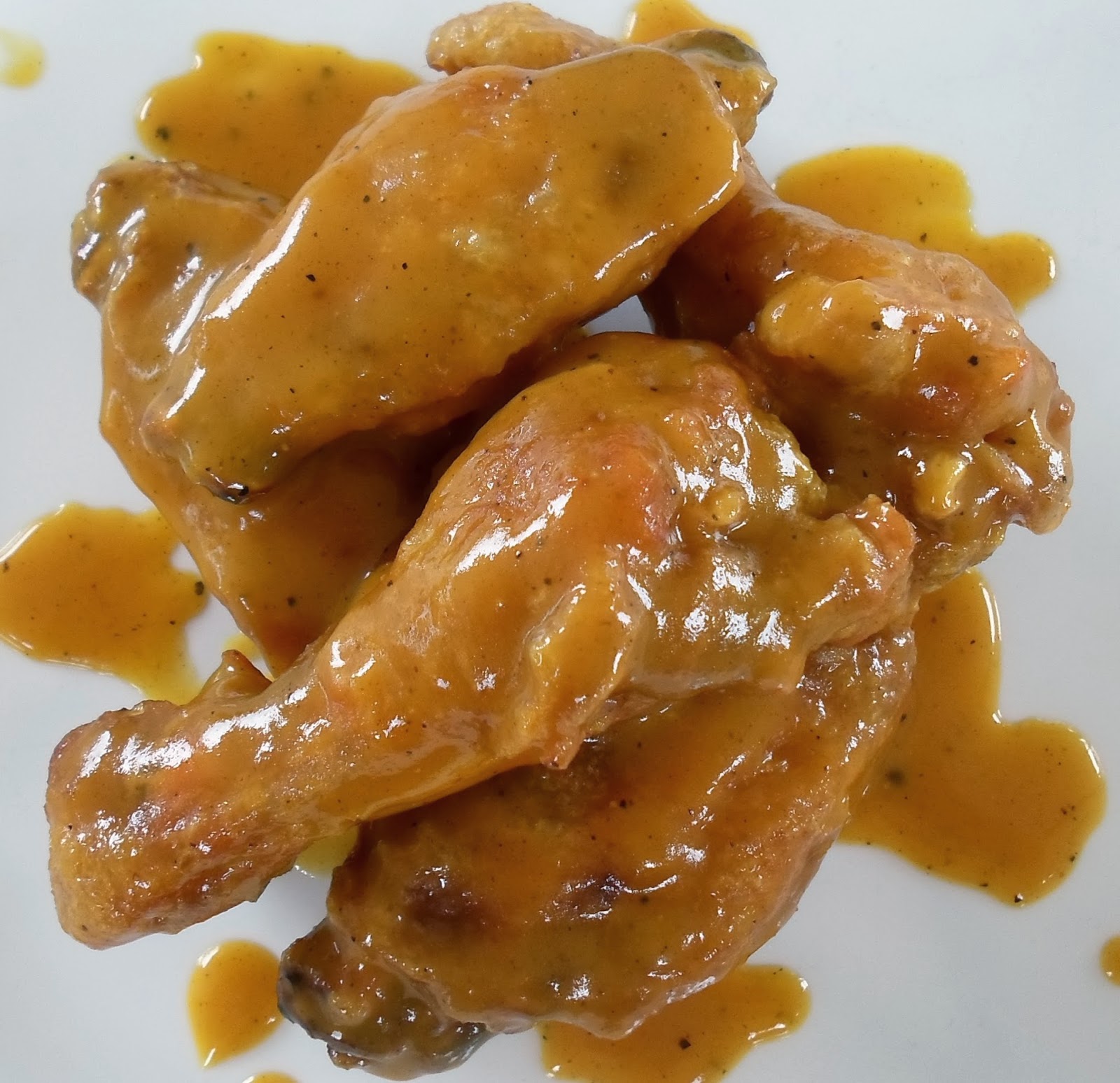 Happier Than A Pig In Mud Sweet Hot Honey Mustard Chicken Wings