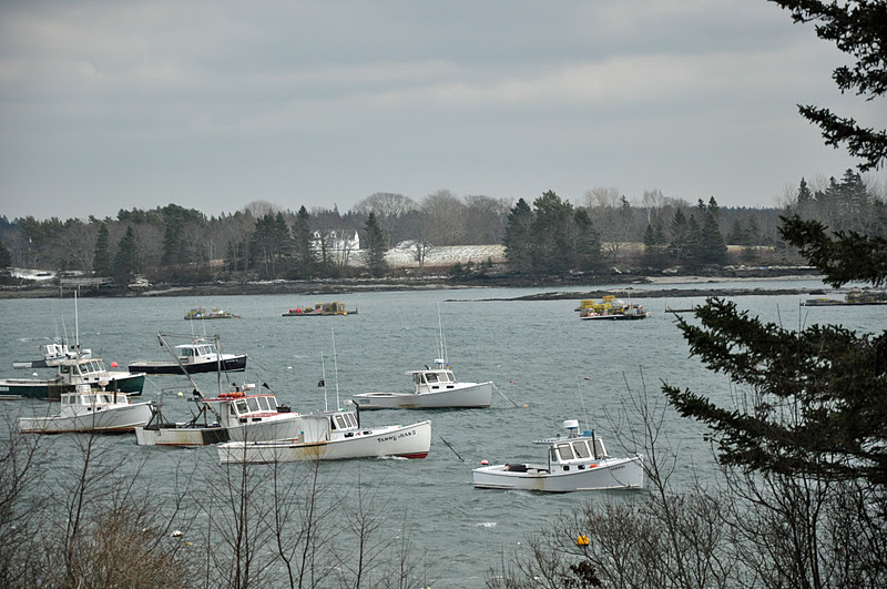 Friendship, Maine in December Mary Byrom Maine Artist