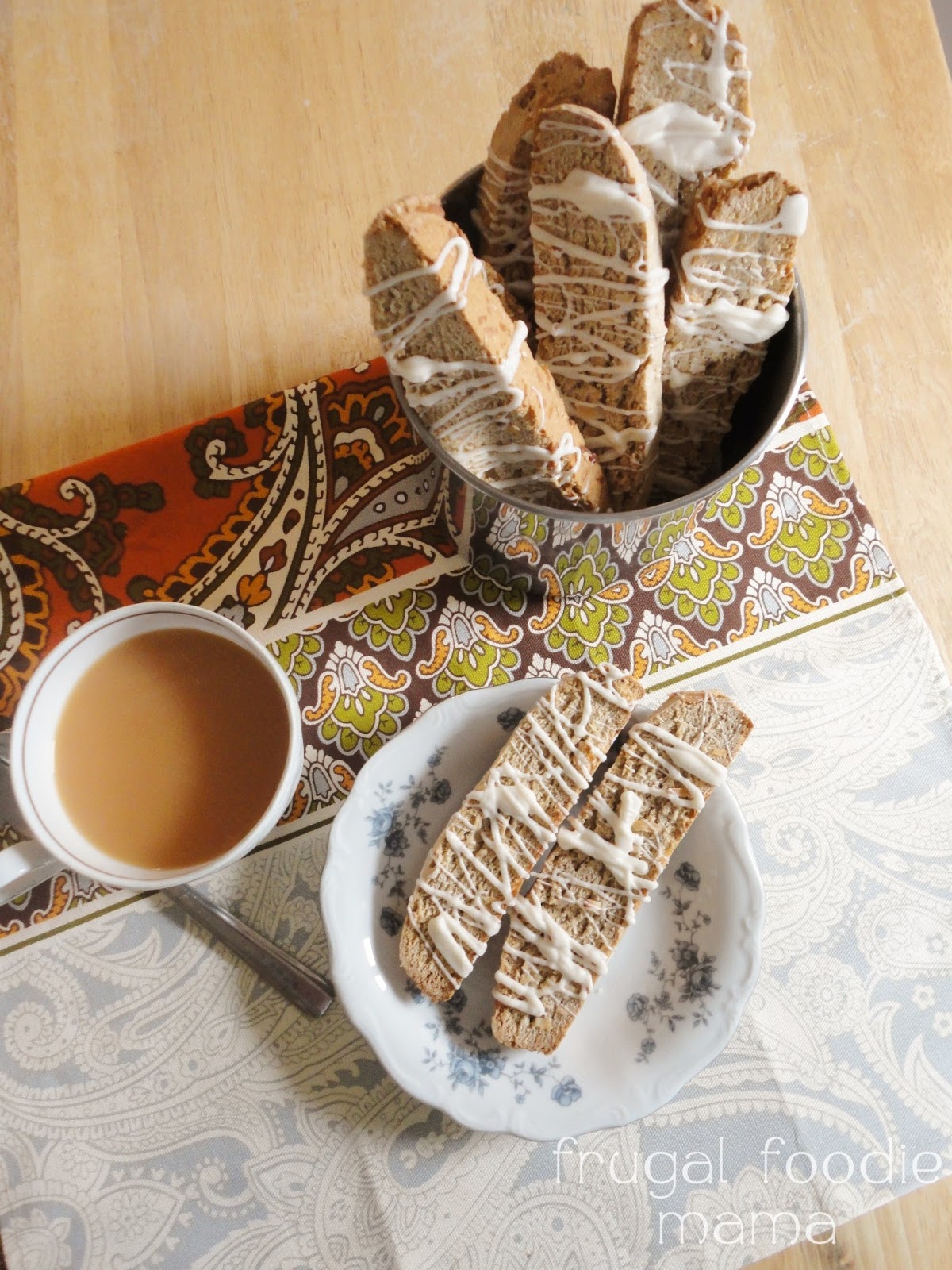 Frugal Foodie Mama Coconut Chai Biscotti {The Leftovers Club Recipe}