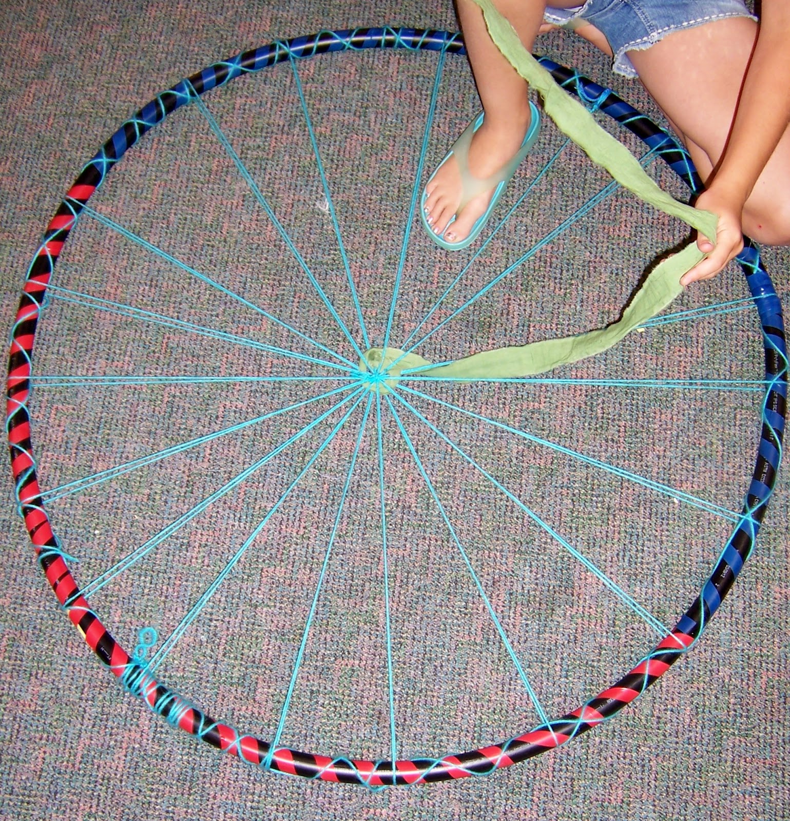 art & ideas that grow Summer School Hula Hooping