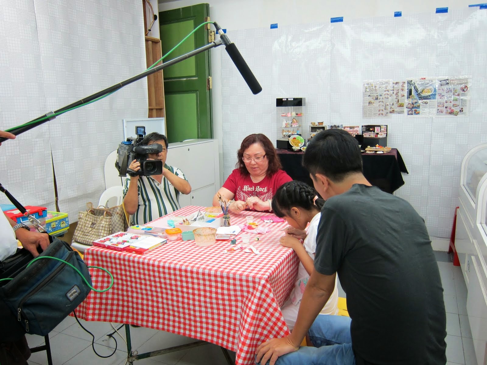 MediaCrop Filming at my workshop in 2011