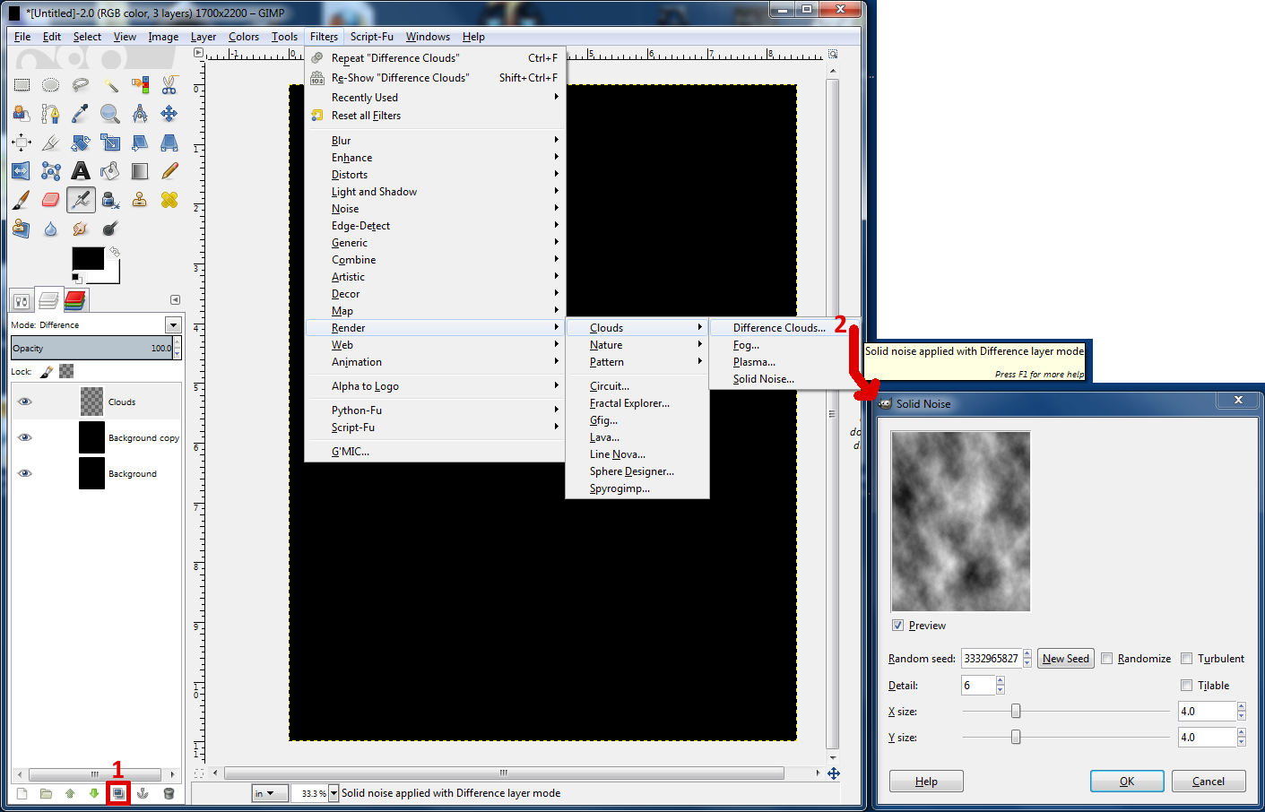 Clown Fish Cafe How to Create a Textured Background Using GIMP Filters